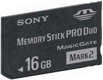 Sony Memory Stick PRO Duo ile 16GB Depolama İmkanı!