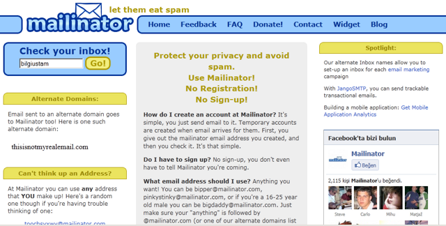 Disposable Mail(Kullan At Postası) Nedir? Nasıl Kullanılır?