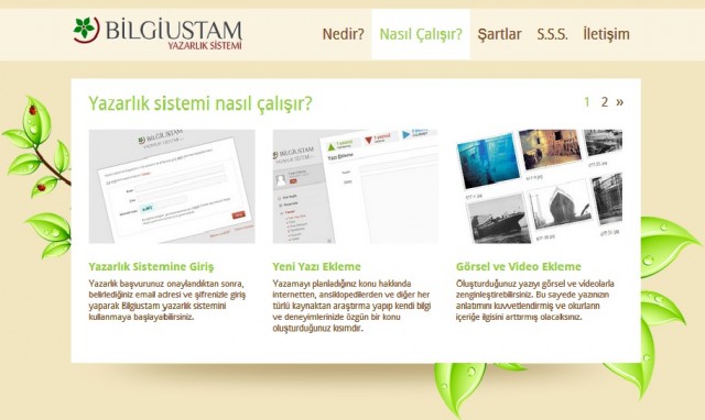 Yazarlık Sistemi ve Kullanıcı Arayüzü "Yenilendi"