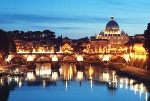 River Tiber in Rome - Italy