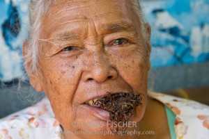 Old Woman Chewing Tobacco