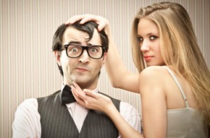 a boyfriend courts his girlfriend