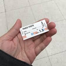 Paris'te Toplu Ulaşım: Paris Visite Card