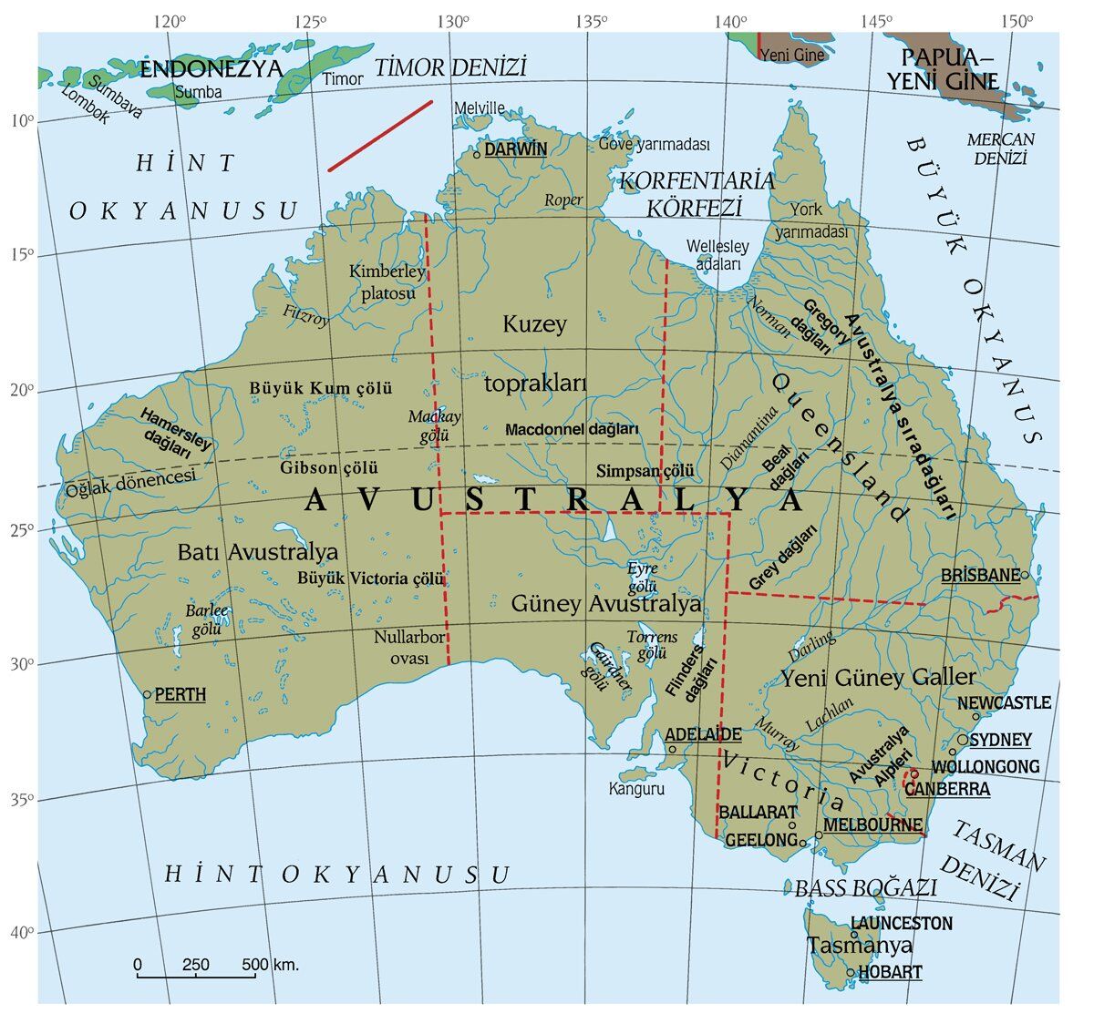 Avustralya'nın Tarihçesi ve Fiziki Yapısı